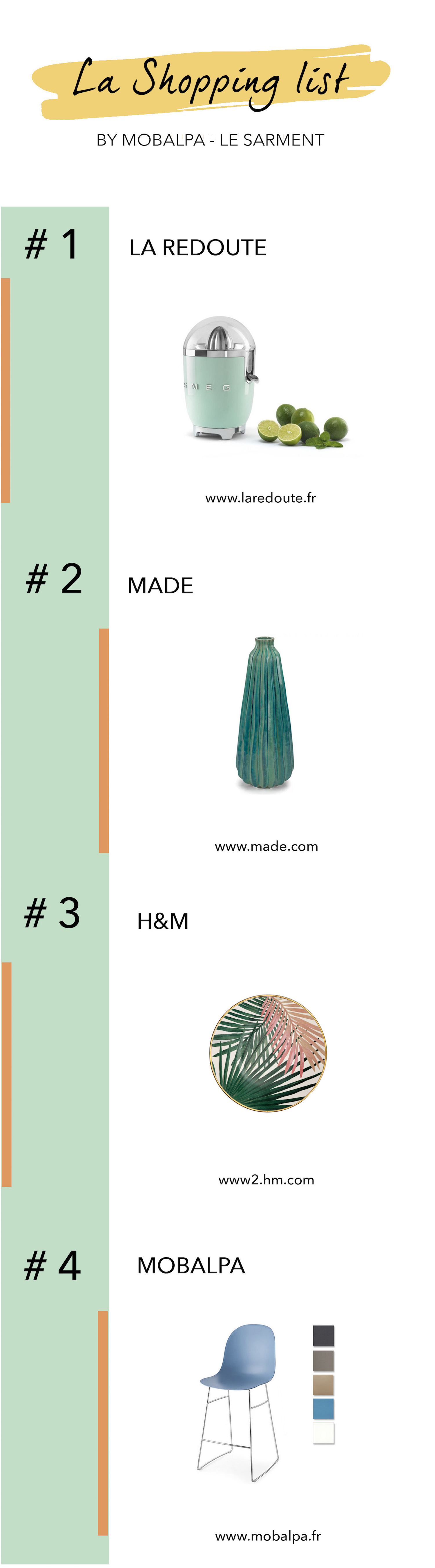 SHOPPING LIST MOBALPA-LE SARMENT